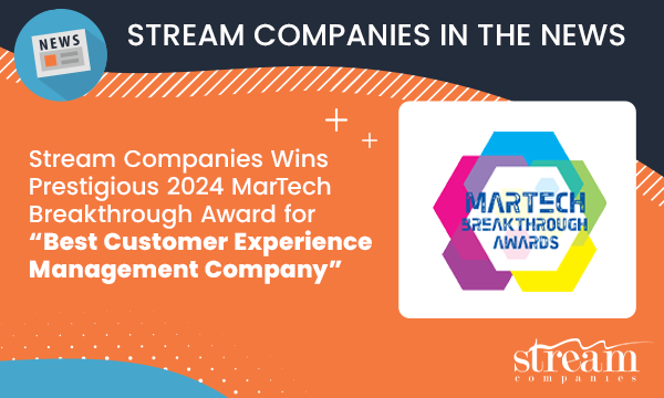 Stream Companies wins Martech Award