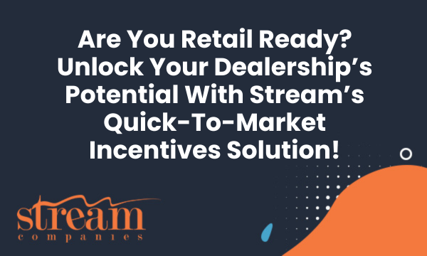 Retail Ready quick-to-market incentives solution for automotive.